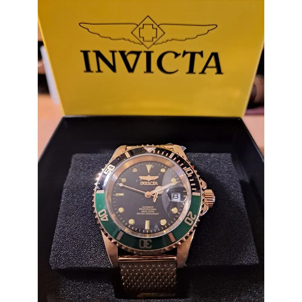 INVICTA Pro Diver Apex Automatic Men's Watch 40mm Steel Gold Tone 47723